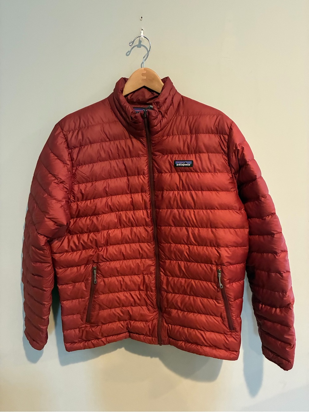 Patagonia Men’s Brick Red Packable Puffer Jacket